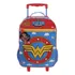 Mala Escolar G Com Rodinhas + Squeeze 340ml Wonder Woman