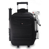 Mala Mochila C Rodinhas P Fotógrafo Câmeras Dsrl Lentes
