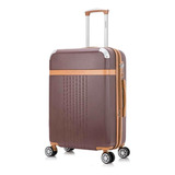Mala Para Viagem Grande Athena Abs Rigida 360 Santino Cor Bronze