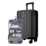 Mala Pequena De Bordo Viagem 10kg Com Frasqueira De Mao Kit