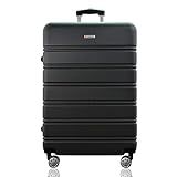 Mala Rígida De Fibra 360 Tamanho Grande Gladiador A3G Grafite