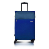 Mala Sólida Azul Média American Tourister Frankfurt