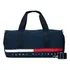 Mala Tommy Hilfiger Duffle Grande Sacola De Viagem Cor Azul-escuro Correia De Ombro Azul-escuro Desenho Do Tecido Liso