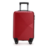 Mala Viagem Bordo Mão Rígida 360 Resistente 10kg Cor Vermelho