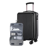 Mala Viagem De Bordo P Com Rodas 360 Frasqueira De Mao Kit