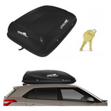 Maleiro 370 Litros Teto Thule Sportrack Preto Linea Mobi
