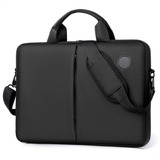 Maleta Advogado Masculina Alça Transversal Viagem Notebook Cor Preto Lebag 15 6
