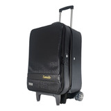 Maleta C Rodinhas P 144 Esmaltes Porta Cosmético Black Rsm