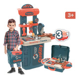 Maleta De Brinquedo 3 Em 1 Marceneiro Top Tools Replay Kids
