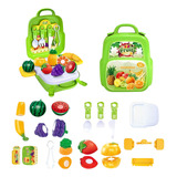 Maleta De Frutas 3 Em 1 Didática Infantil Brinquedos