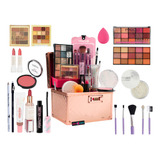 Maleta De Maquiagem Completa 32 Sombras Ruby Rose E Blush Mx