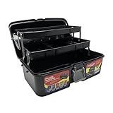 Maleta De Pesca 2 Bandejas Articuladas Preta Arqplast