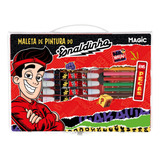 Maleta De Pintura 86 Peças Enaldinho Youtuber