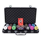 Maleta De Poker 300 Fichas 11 5gms Abs Prime