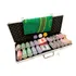 Maleta De Poker 500 Ficha Luxo Com Numeradas Kit Completo