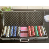 Maleta De Poker 500 Fichas Luxo