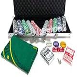 Maleta De Poker 500 Fichas Oficiais Numeradas Kit Completo