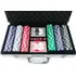Maleta De Poker Profissional 300 Fichas Kit Completo Baralho