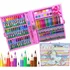Maleta Estojo De Pintura Infantil Colorir Desenhos 150 Peças