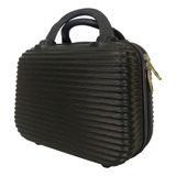 Maleta Frasqueira De Mão P Viagem Rígida Nécessaire Abs 12 Cor Black Full