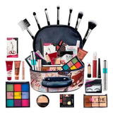 Maleta Frasqueira Kit Maquiagem Completa Itens Pk15 3