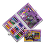 Maleta Kit De Pintura Escolar Estojo