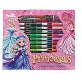 Maleta Kit De Pintura Infantil Escolar Com 150 Peças Princesa