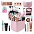 Maleta + Kit Maquiagem Completa Luisance Rubys Jmj15 Cor Pele Negra