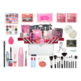 Maleta Maquiagem Completa Ruby Rose Kit Pinceis Macrilan