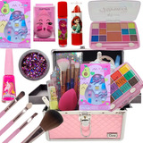 Maleta Maquiagem Infantil Completa Princesinha Kits Estojo