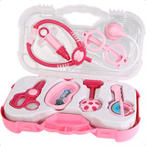 Maleta Médica Rosa Kit Maletinha Infantil Brinquedo Menina