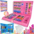 Maleta Pintura Infantil 68 Peças Rosa