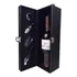 Maleta Porta Vinho Executiva Couro Pu C/ 4 Acessórios Preto
