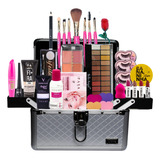 Maleta Super Completa Grande Maquiagem Profissional Linda