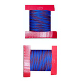 Malha Nautica Expansiva Azul Com Vermelho 10mm 5m