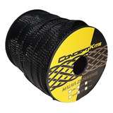 Malha Nautica Expansivel Nylon Braid Preta 6mm 50m