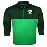 Malham Camiseta Masculina Rugby Shamrock 1 4 Zíper Gola Redonda Verde G