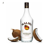 Malibu Coconut Made With Caribbean Rum Flavor 750ml Original