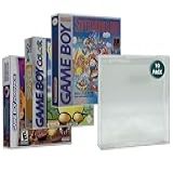 MALKO Protetor De Videogame Compatível Com Game Boy Original Caixa De Jogo Color Gameboy Advance Manga De Plástico Transparente Pacote Com 10