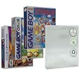 MALKO Protetor De Videogame Compatível Com Game Boy Original Caixa De Jogo Color Gameboy Advance Manga De Plástico Transparente Pacote Com 10