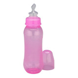Mamadeira Aquarela Bico Silicone 250ml Azul Rosa Kuka