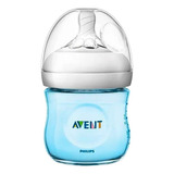 Mamadeira Avent Pétala 125ml Azul Bico