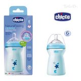 Mamadeira Chicco Step Up 330 Ml 6 Meses Cor Azul