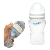 Mamadeira Kuka Soft Frasco 100 Silicone Bico Chato 250ml