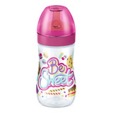 Mamadeira Super Evolution Divertida Rosa 300ml Lillo
