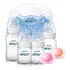 Mamadeiras Clássica 4un + Esterilizador +chupetas 4un Avent Cor Rosa Clássico