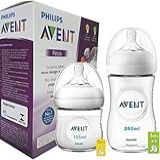 Mamadeiras Pétala 125ml - 260ml Transparente 301-06