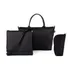 Mamãe Bolsa Maternidade Bag In Bag 2 Em 1 Pure Black Chicco Cor Preto Desenho Do Tecido Liso