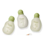 Mamãe E Bebê Natura 3x50ml Agua Colonia sabonete Liq hidrat