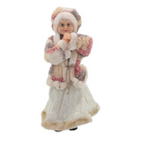Mamãe Noel Alta Qualidade Natal Decoração Boneco Luxo Cm 50